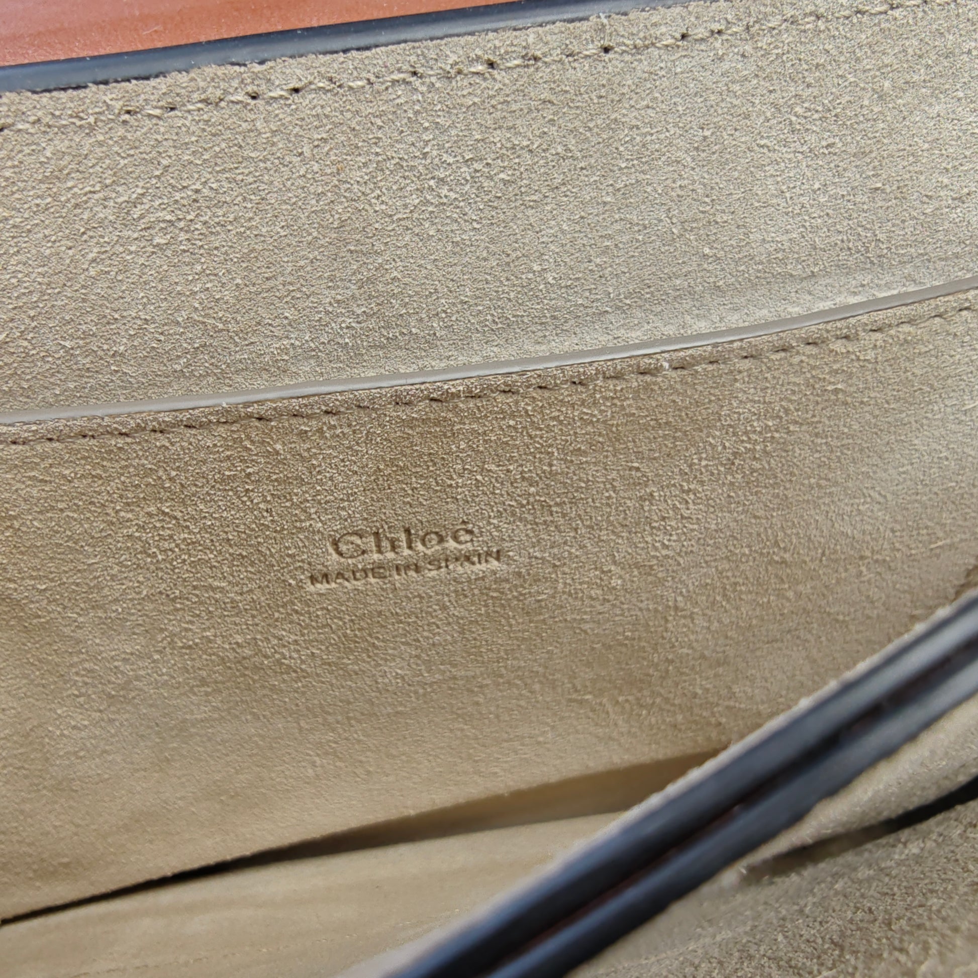 Suede Calfskin Mini Faye Shoulder Bag Tobacco