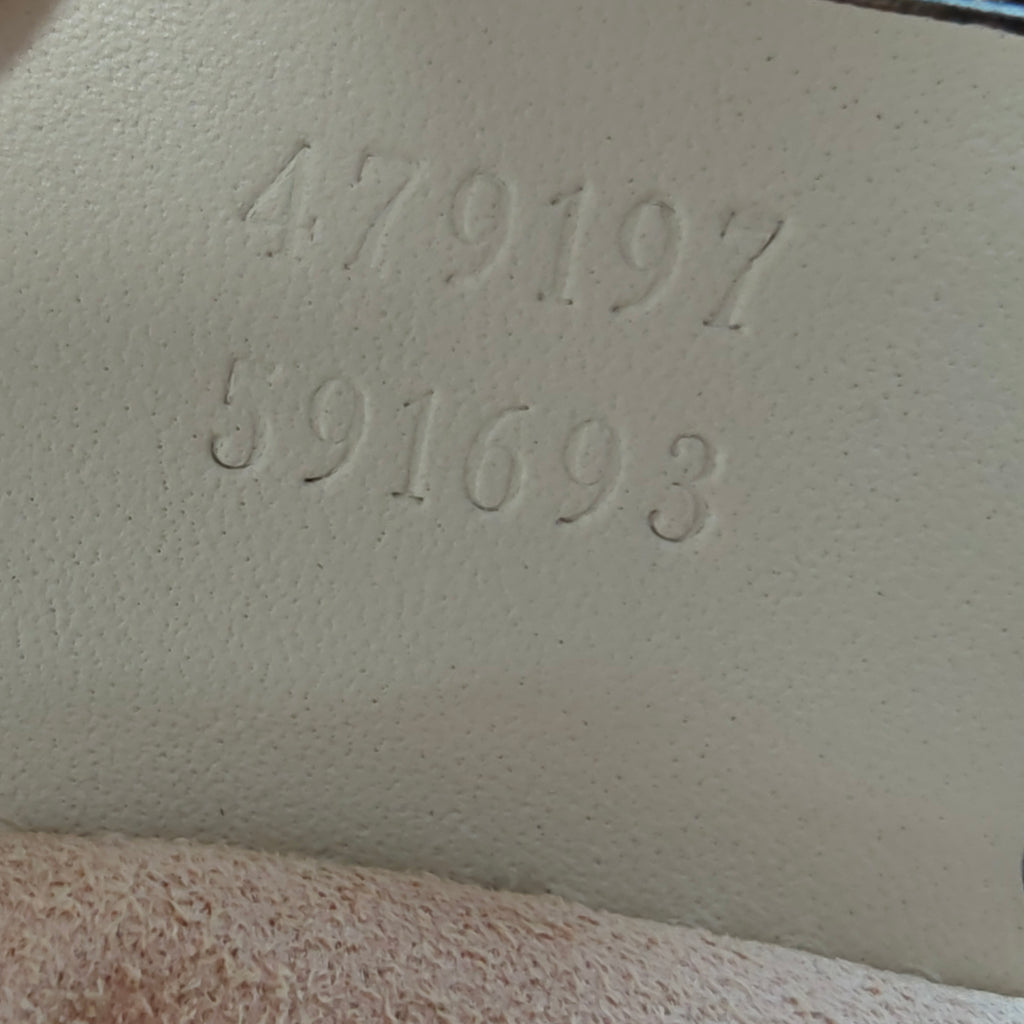 GG Supreme Monogram Medium Padlock Tote White