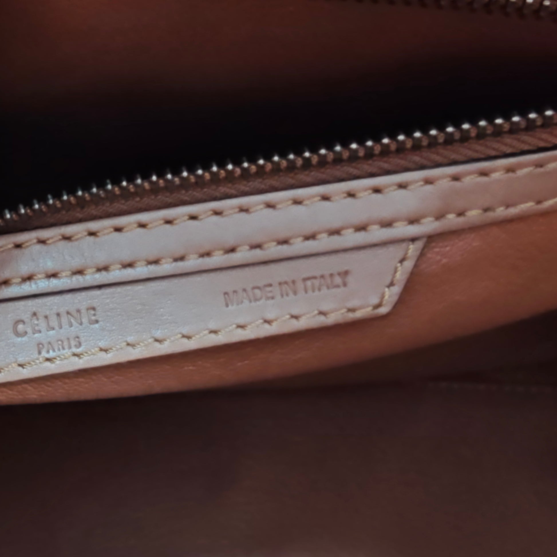 Smooth Calfskin Mini Luggage Sienna