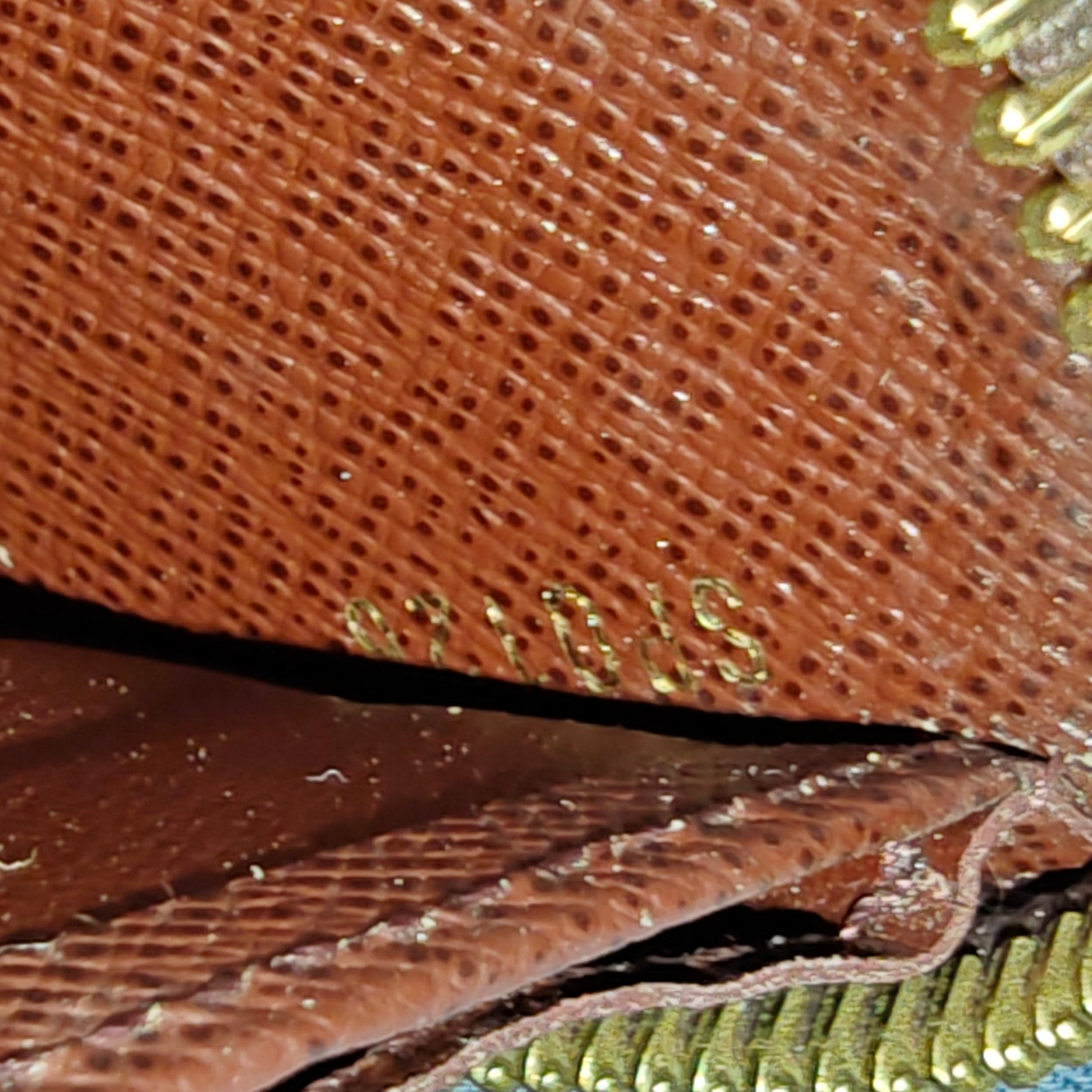 Brown/White Monogram Gamma Zippy Wallet Twins