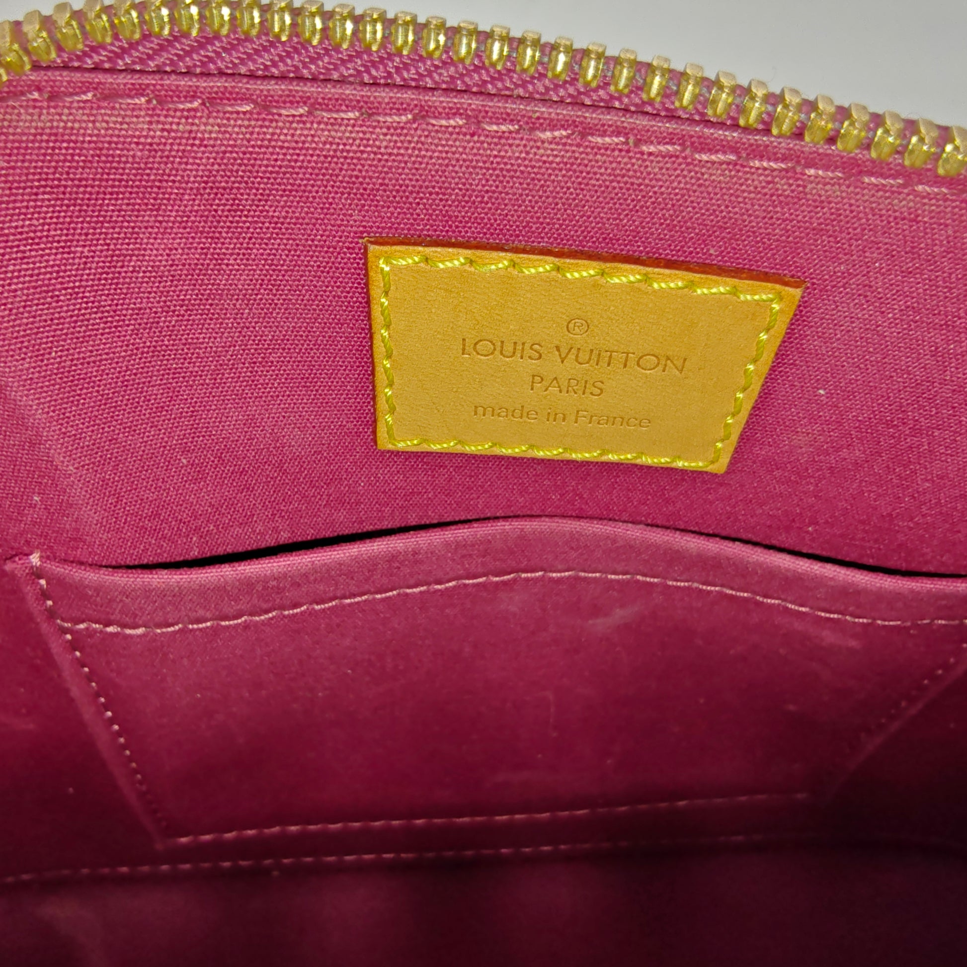 Alma Handbag Monogram Vernis BB