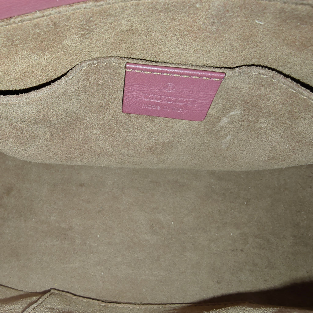 Linea A Convertible Tote Blooms Print GG Coated Canvas Mini