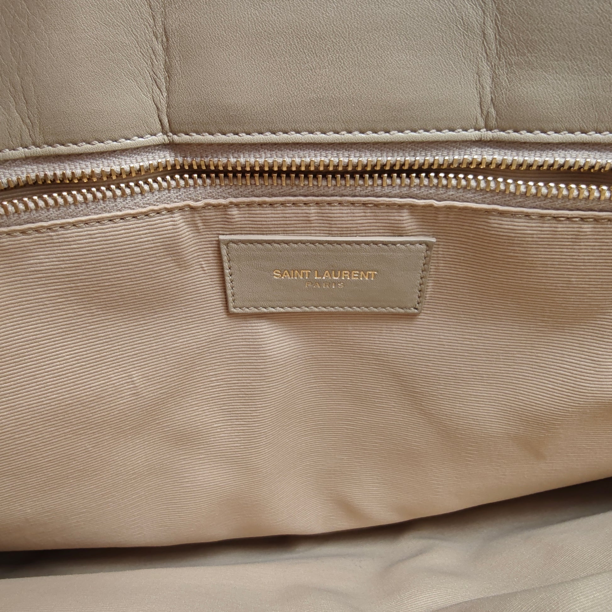 Classic Monogram Shopper Matelasse Chevron Leather Large