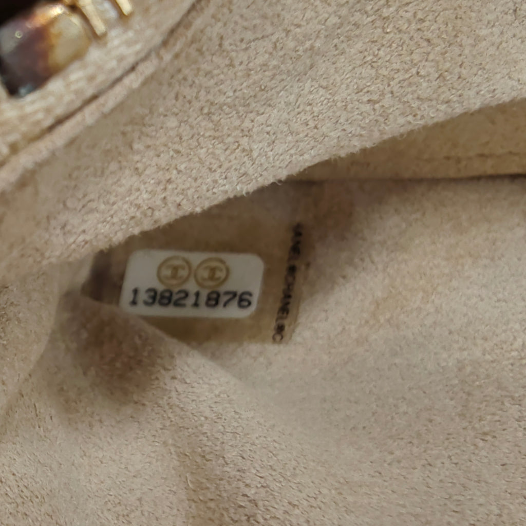 Gold Interlocking CC Logo French Purse