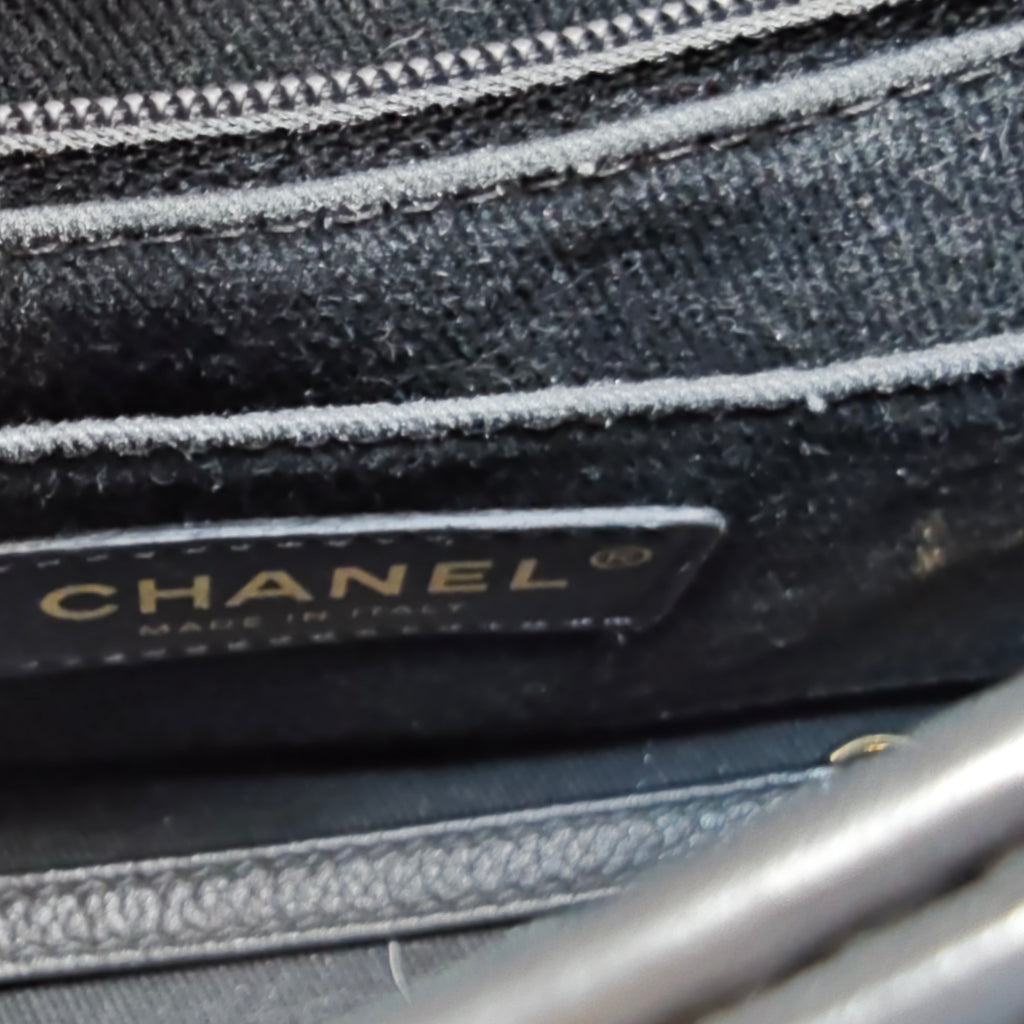 Chanel Black Caviar Leather Mini Neo Executive Tote