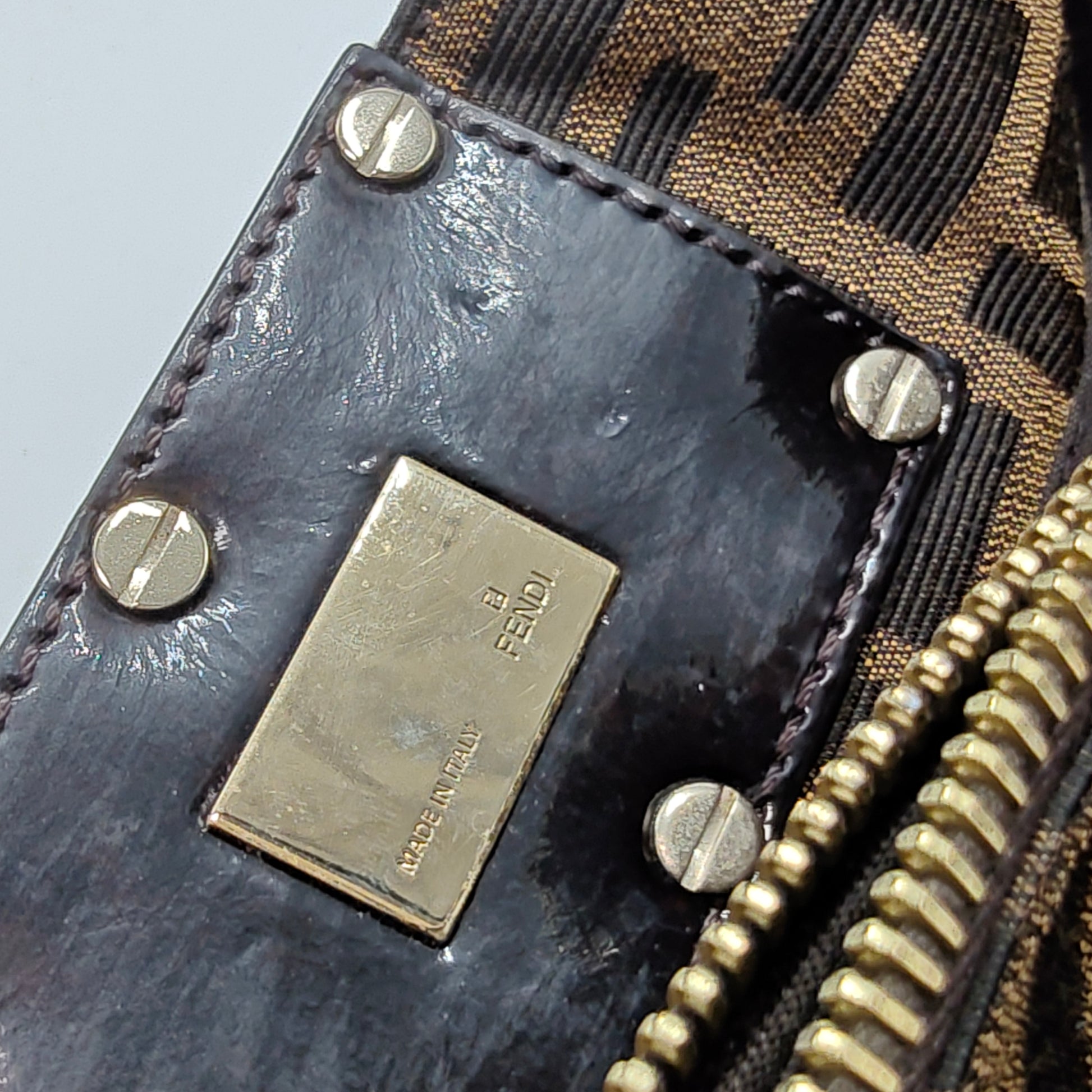 Mia Tote Metallic Zucca Canvas Small