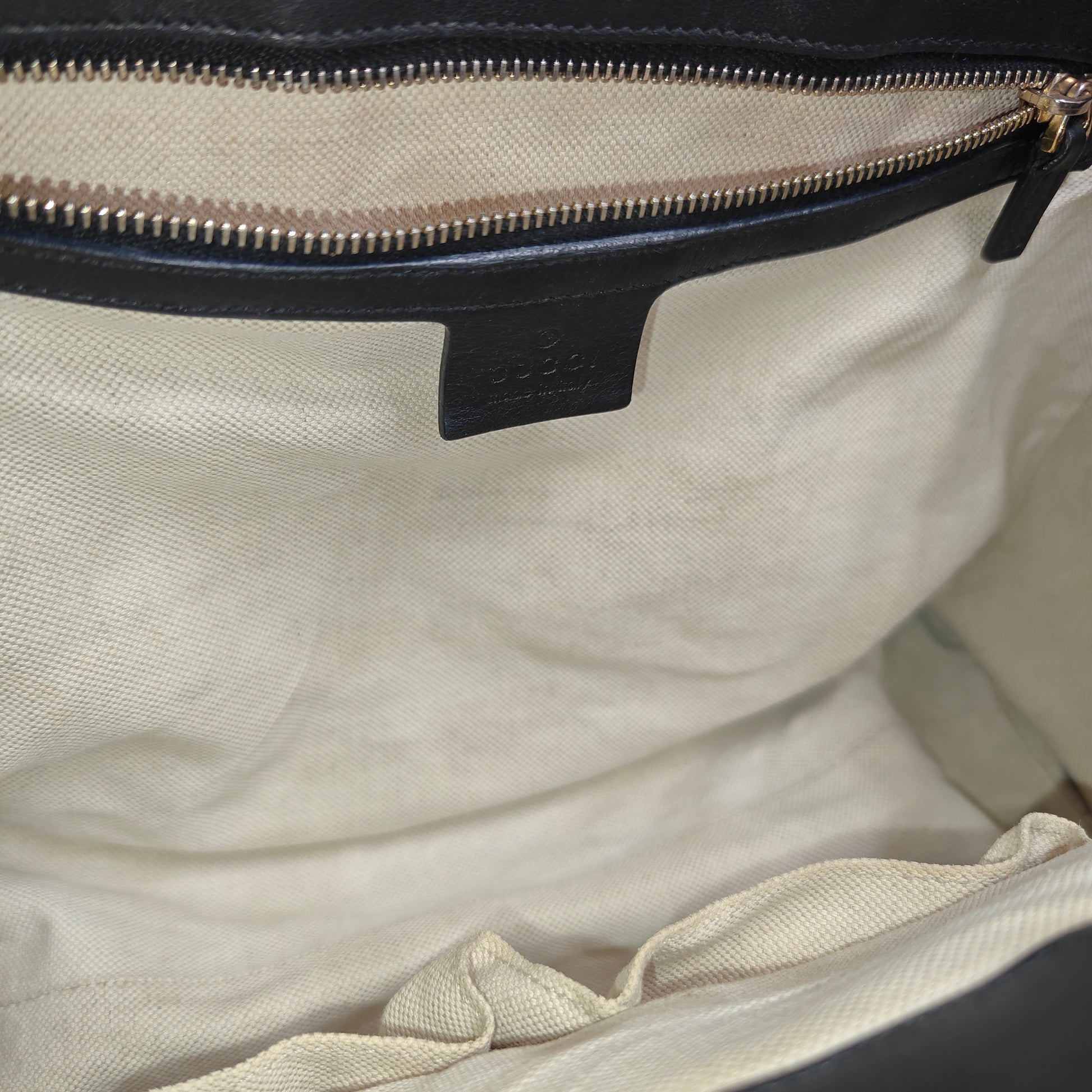 Guccissima Large Emily Chain Shoulder Bag Black