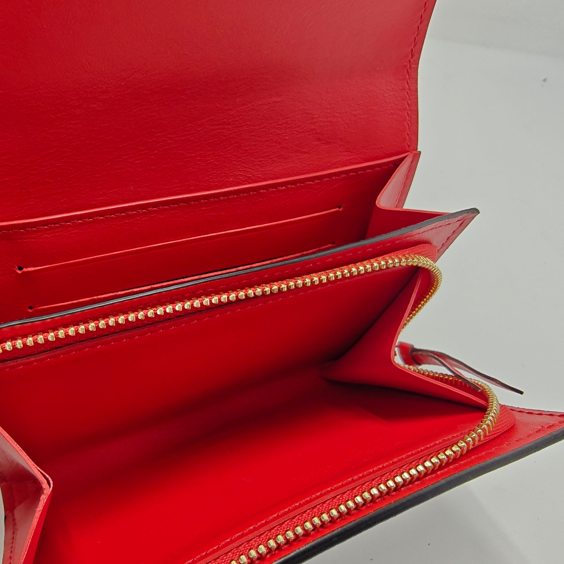Monogram Flore Compact Wallet Coquelicot