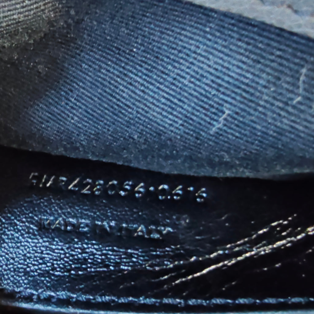Sheepskin Matelasse Chevron Monogram Medium College Bag