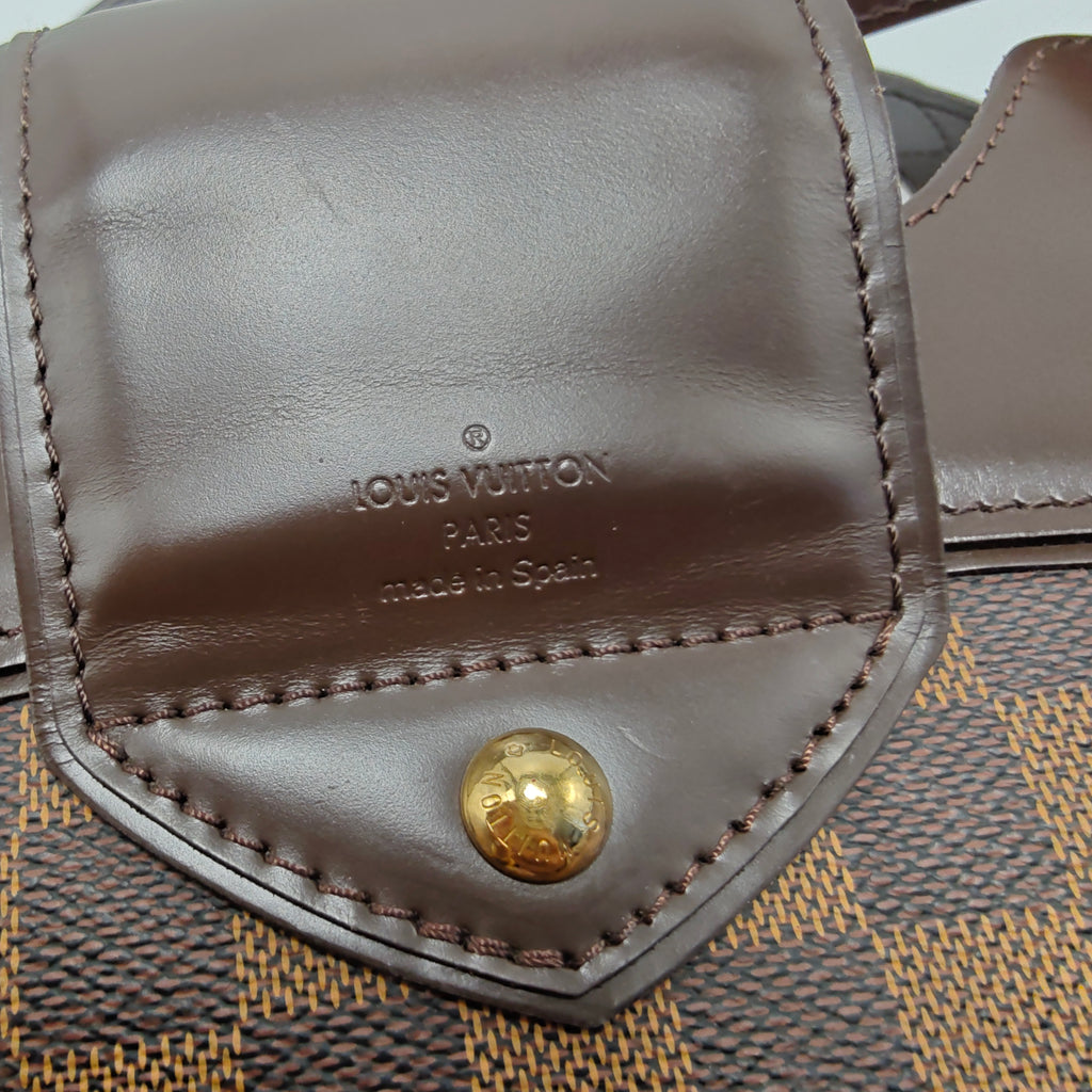 Louis Vuitton Damier Ebene Canvas Sistina GM Bag