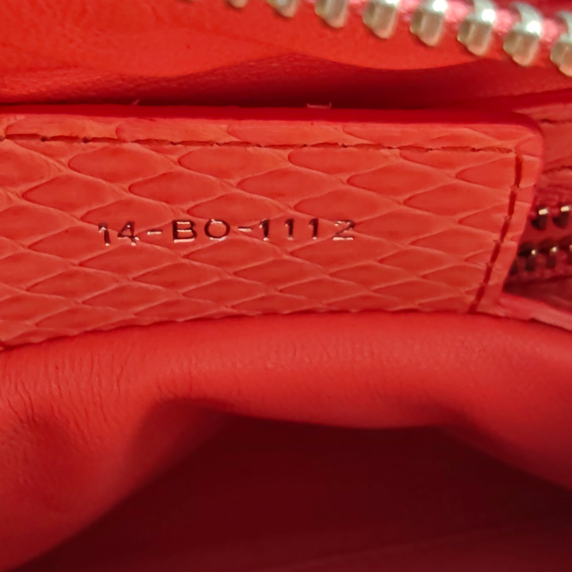 Pink Snakeskin Leather Medium Lady Dior Tote