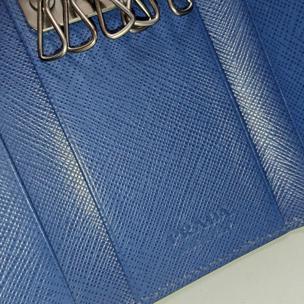 Saffiano Multicolor Leather Key Case