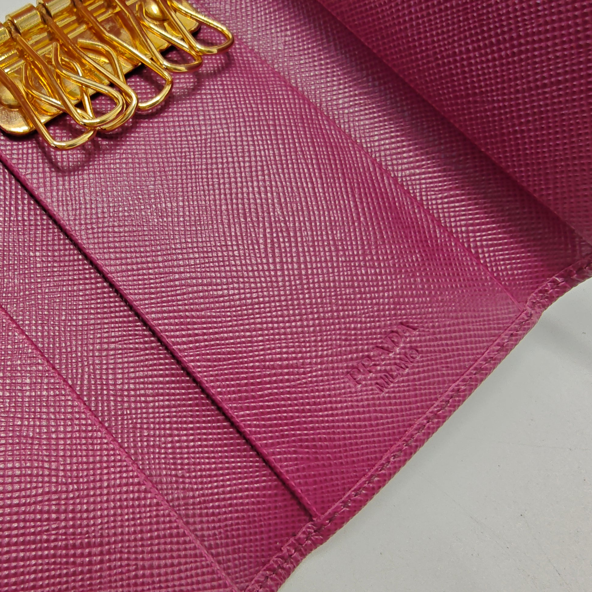 Saffiano Leather Keycase