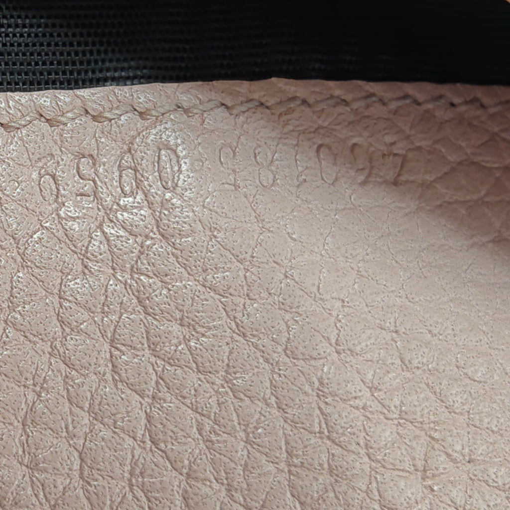 Gucci Pink Bee Blind For Love Compact Wallet
