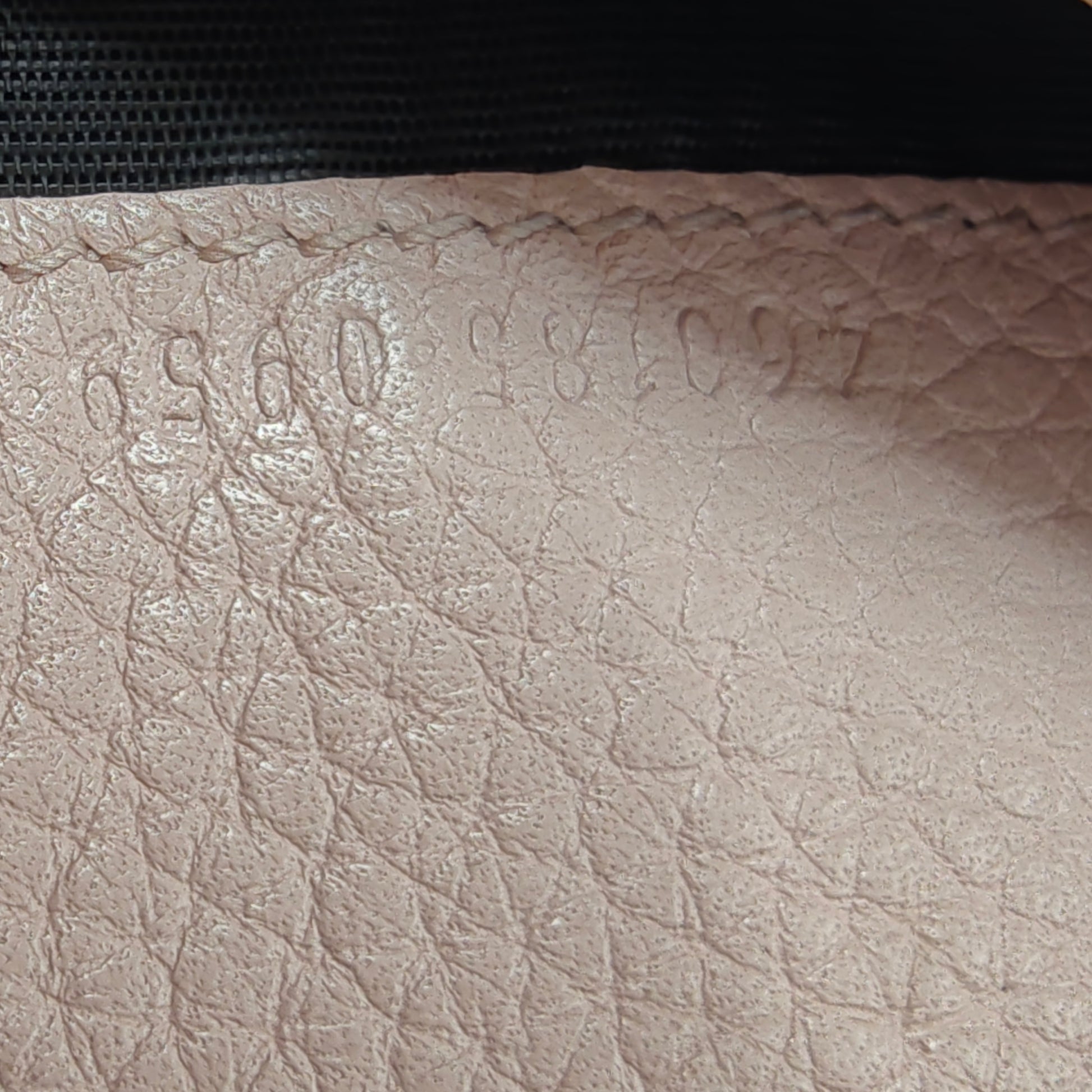 Gucci Pink Bee Blind For Love Compact Wallet