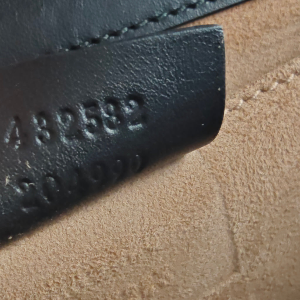 Calfskin Peony Pearl Bow Clutch Bag