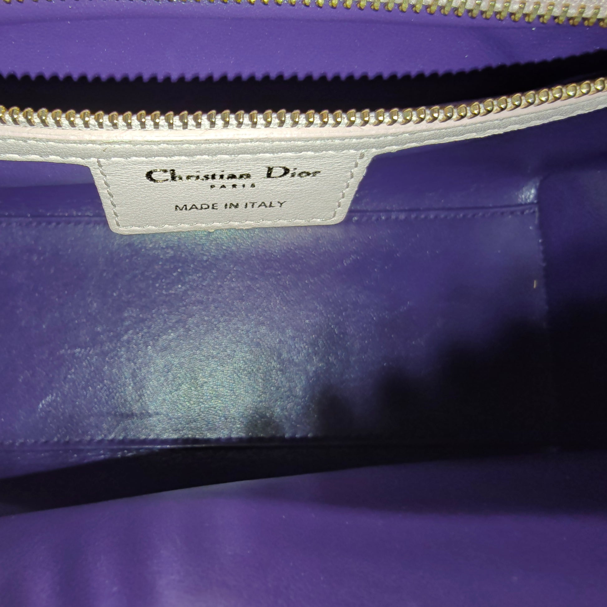 Lambskin Cannage Medium Tri-Color Lady Dior Handbag
