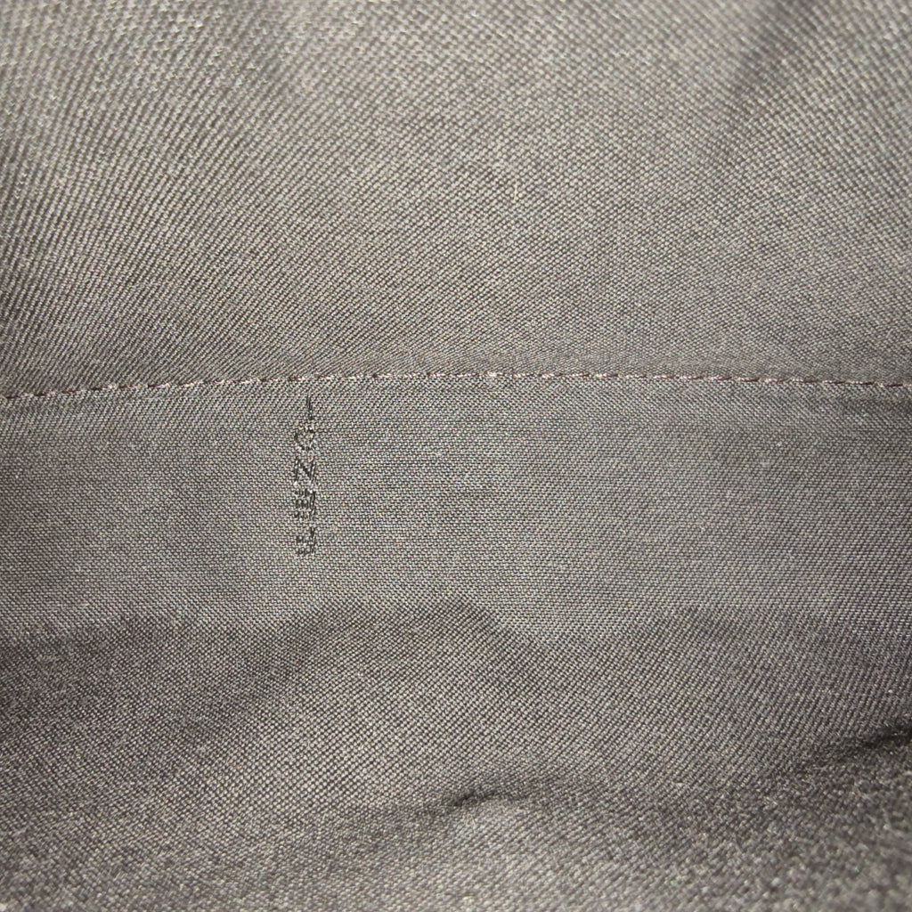 F is Fendi Envelope Clutch on Chain Zucca Embossed Leather