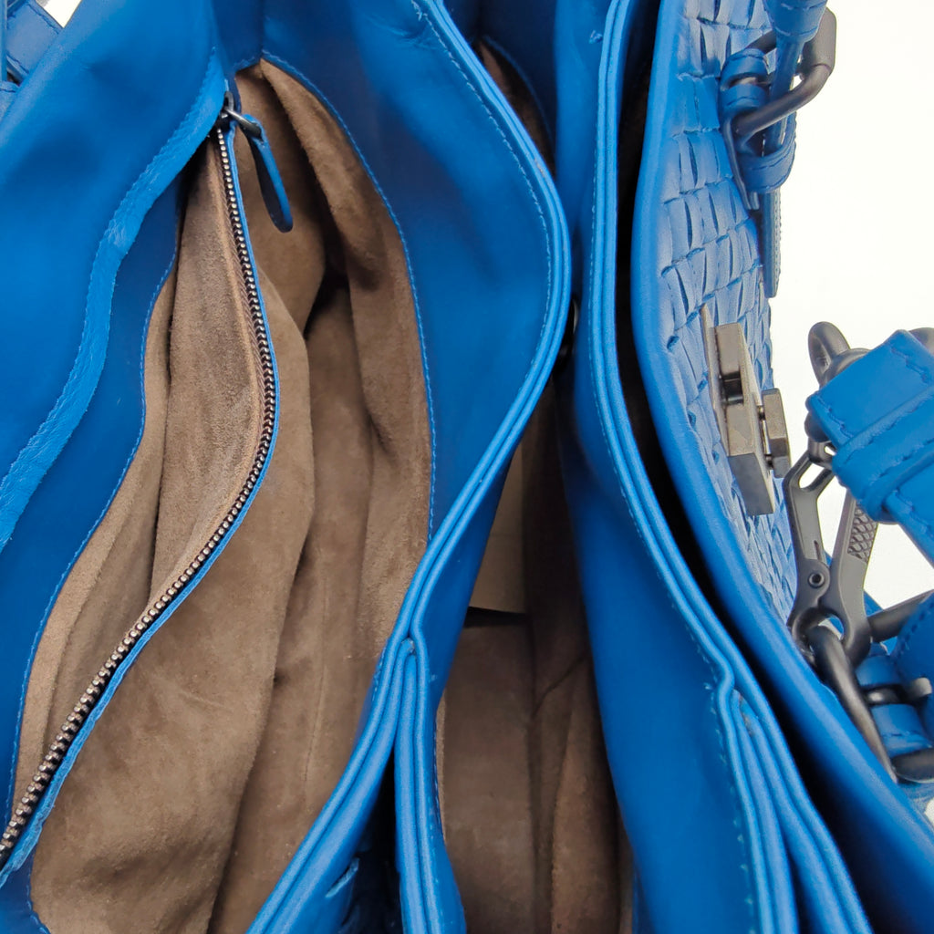 Roma Bag Intrecciato Nappa Small