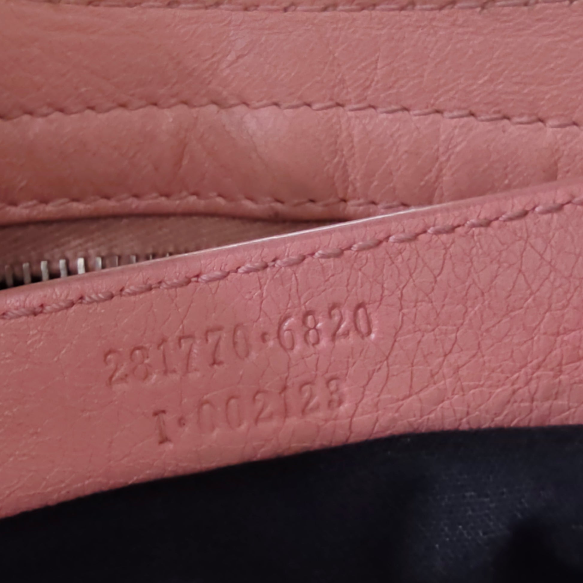 Pink Leather RH Part Time Tote twins