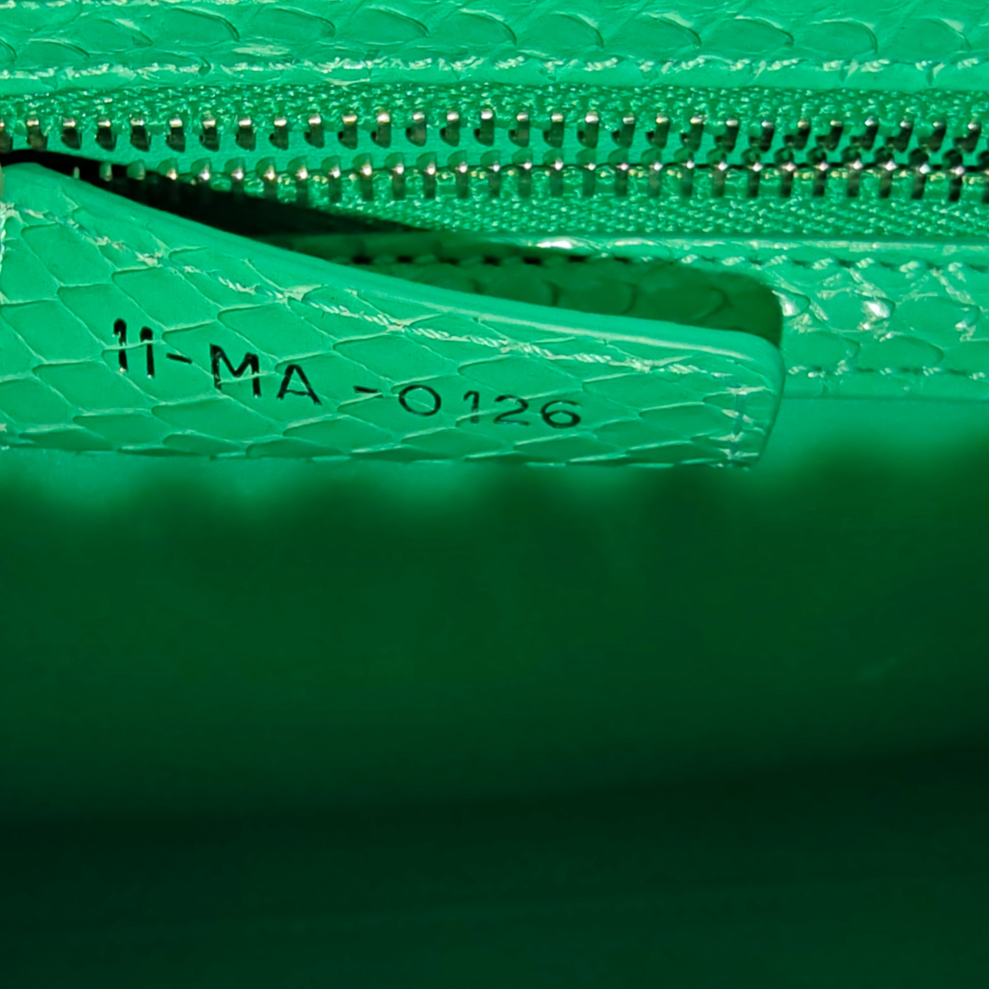 Snakeskin Medium Lady Dior Green twins