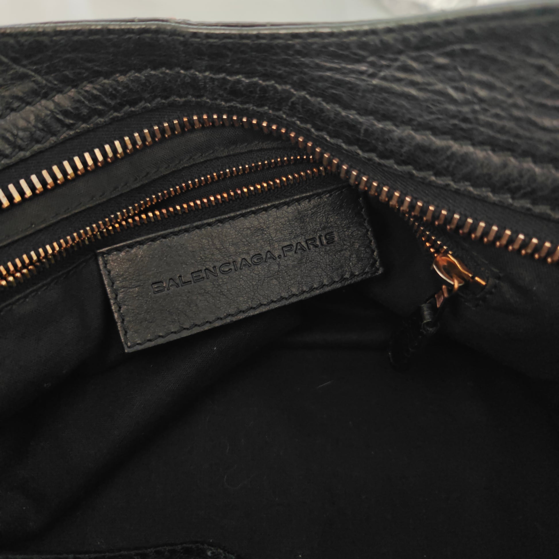 Agneau Giant 21 Rose Gold Hardware City Black twins