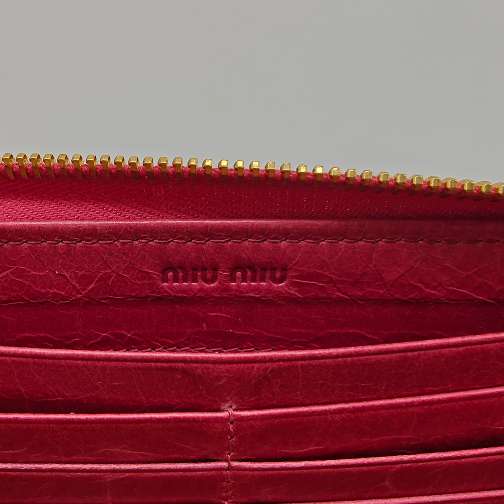 Continental Wallet Matelasse Leather