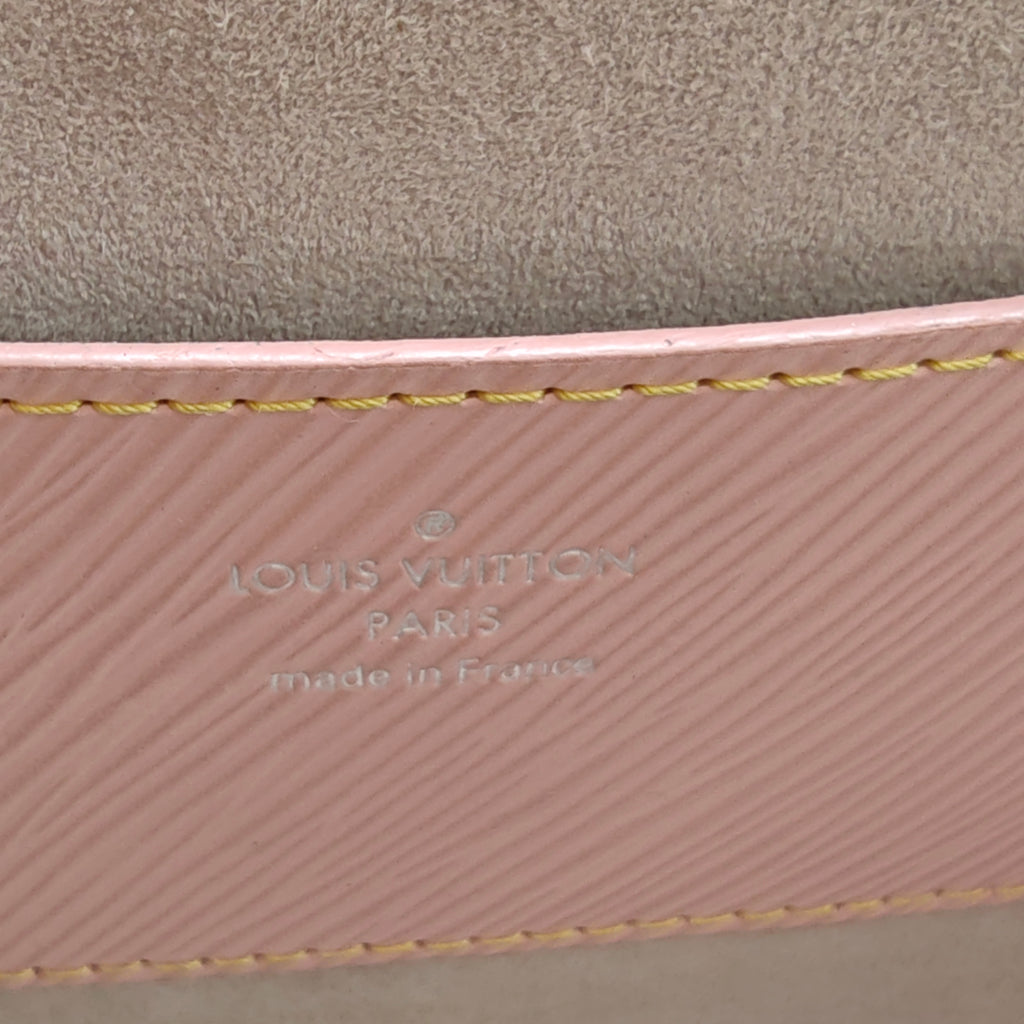 Epi Twist Shoulder Bag MM Rose Ballerine