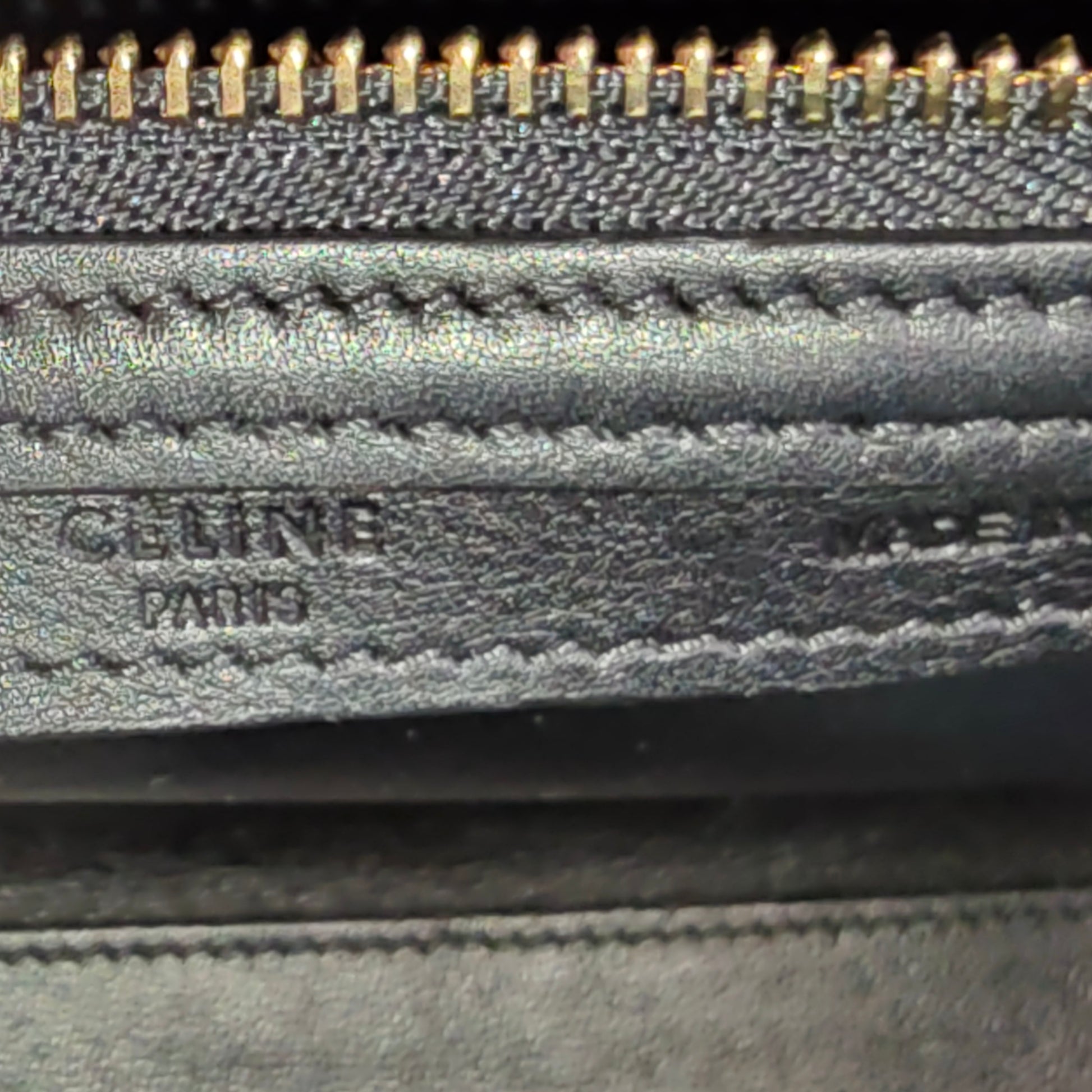 Luggage Bag Grainy Leather Micro