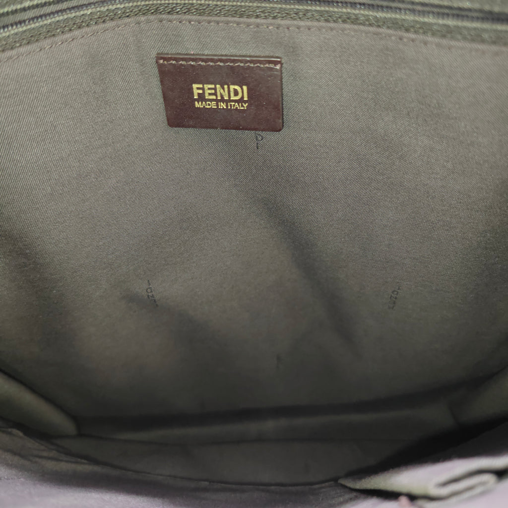 Tobacco Zucca Canvas Classico No. 5 Vertical Tote Bag