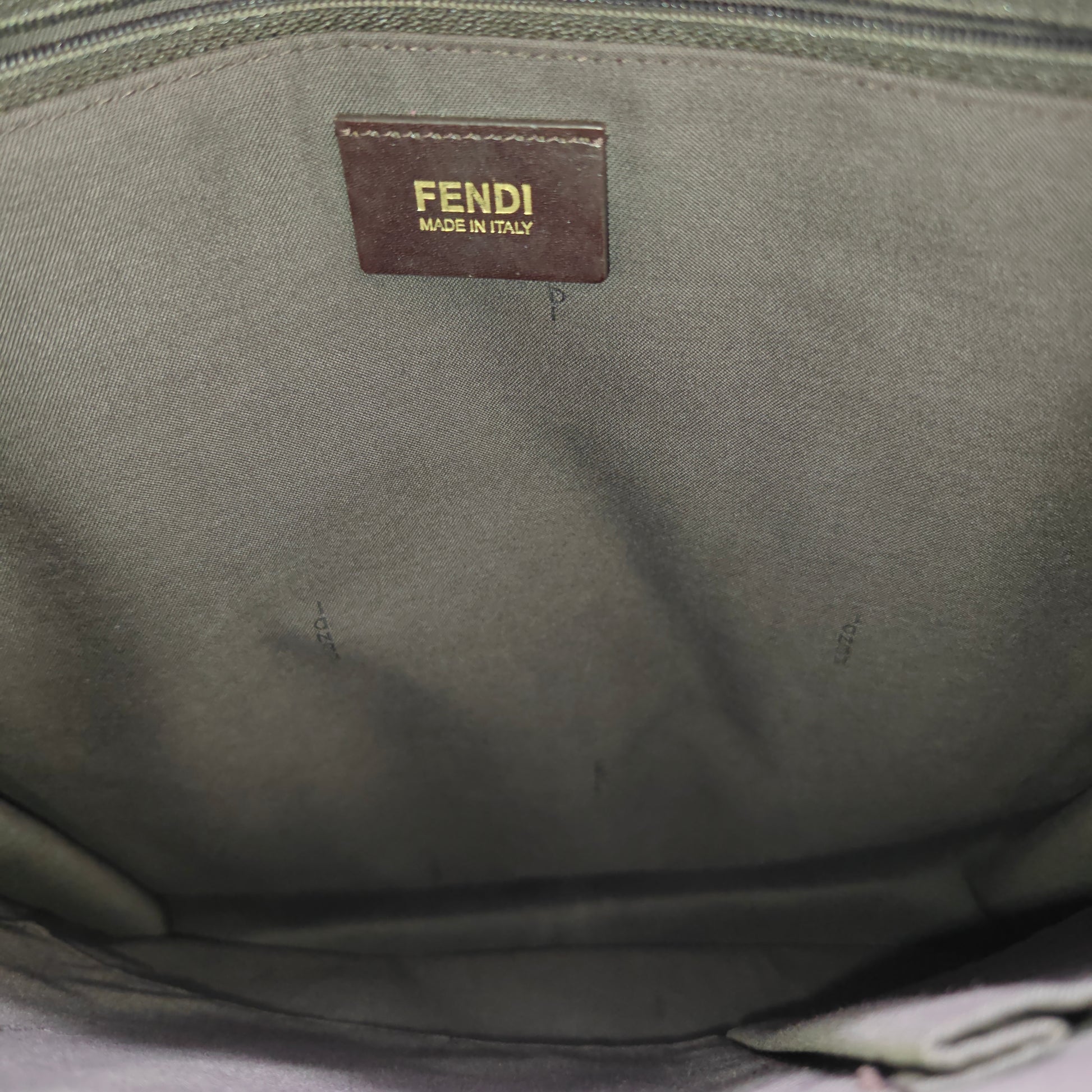Tobacco Zucca Canvas Classico No. 5 Vertical Tote Bag