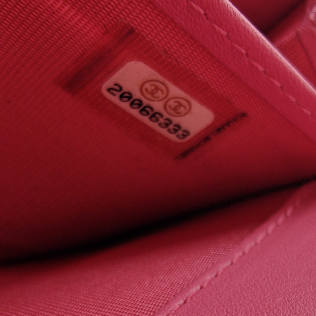 Portemonnaie Pink Leder Matelassé