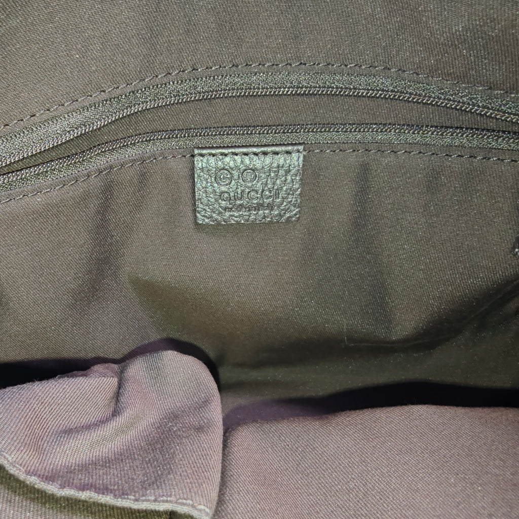 Abbey D-Ring Hobo GG Denim Medium