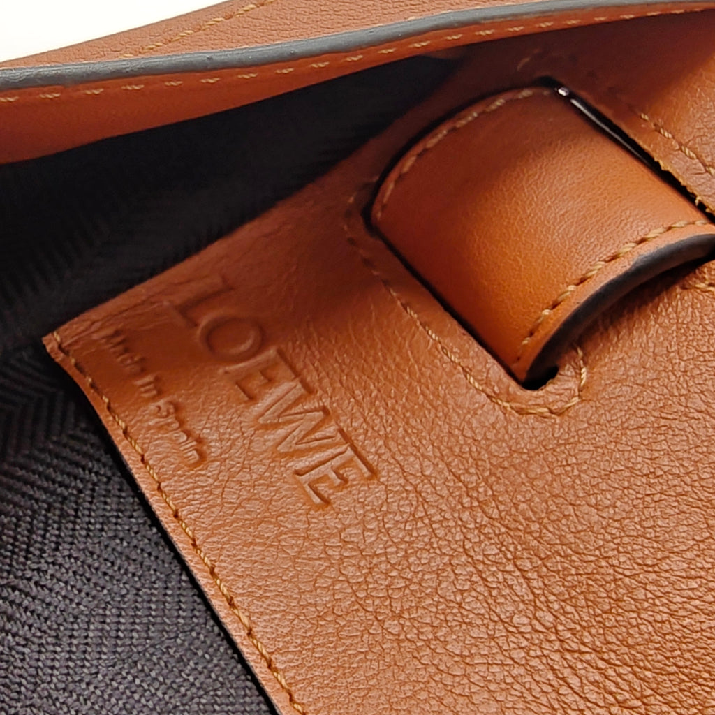 Calfskin Medium Hammock Shoulder Bag Tan Gisel