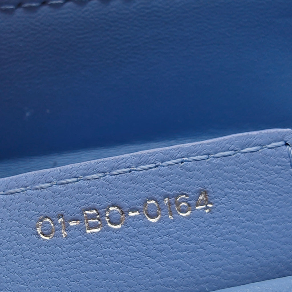 Lambskin Cannage Lady Dior Light Blue
