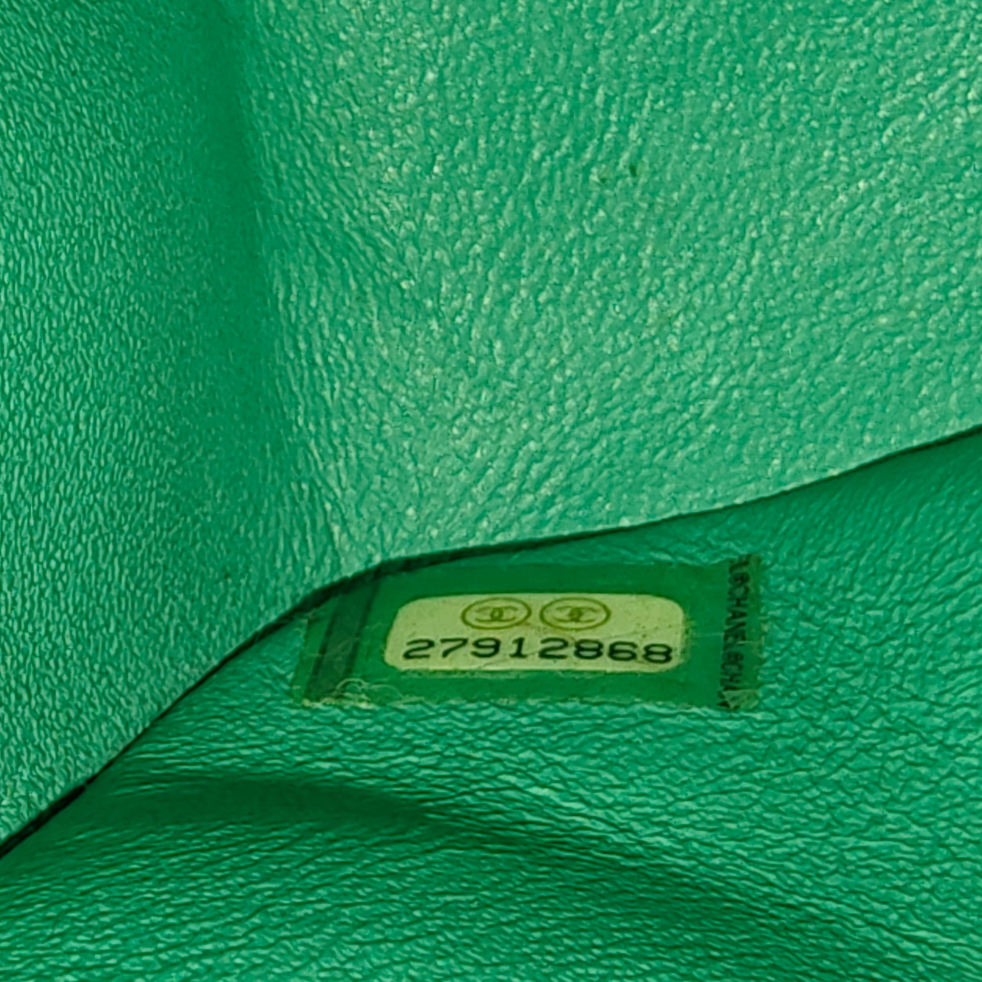 Caviar Quilted Jumbo Double Flap Turquoise