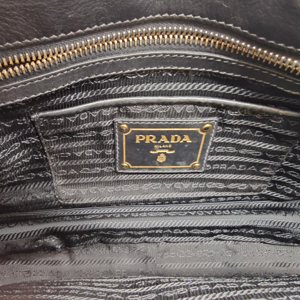 Bow Leather Two-way Bag twins