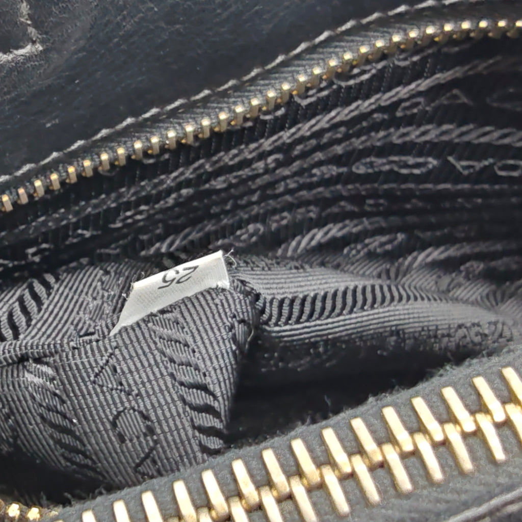 Bow Leather Two-way Bag twins