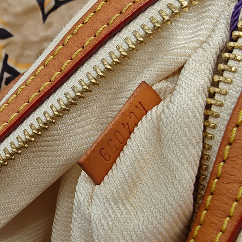 Bulles Handbag Monogram Nylon MM Twins