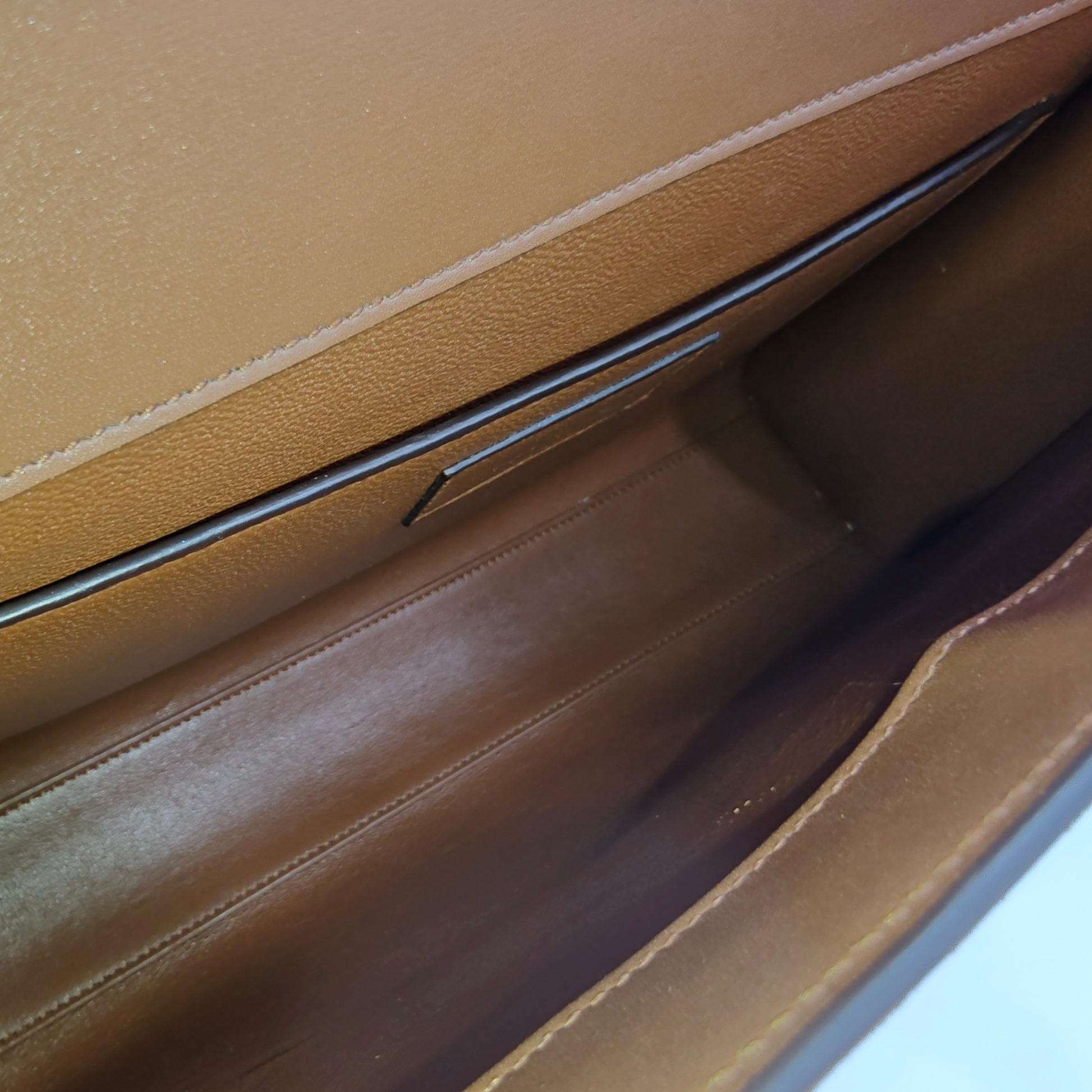 Manhattan Shoulder Bag Box Brick/Dark Ebene GHW twins