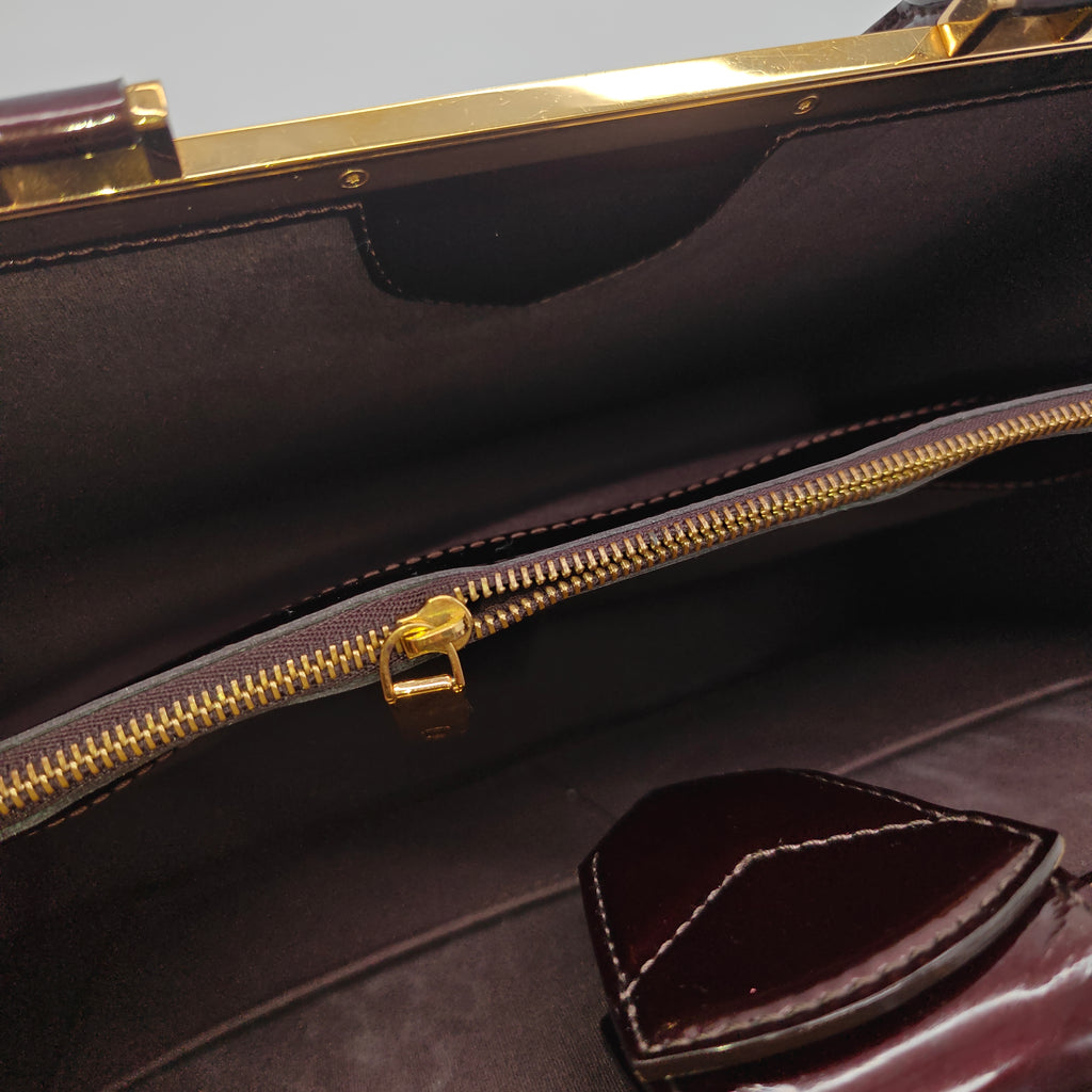 Deesse Handbag Monogram Vernis GM twins