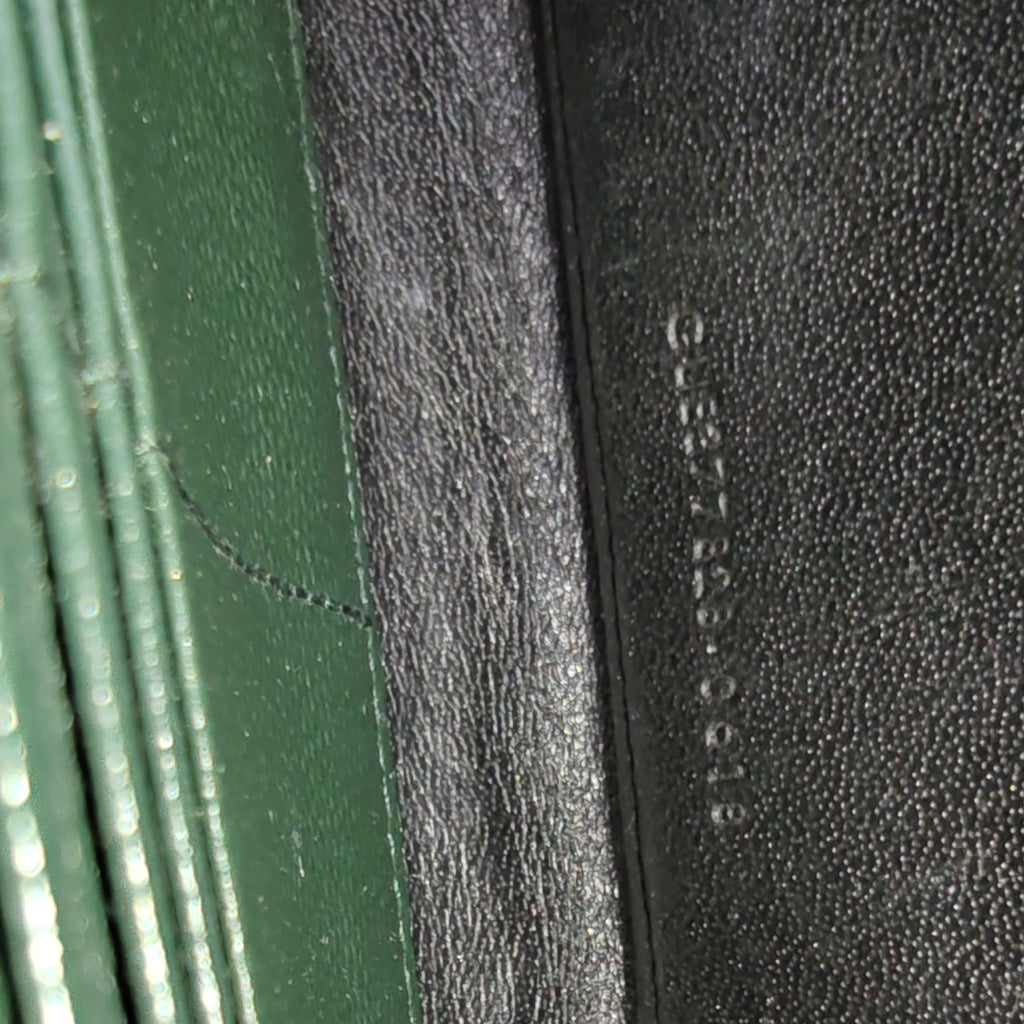 Classic Monogram Wallet on Chain Matelasse Chevron Leather Small  Twins