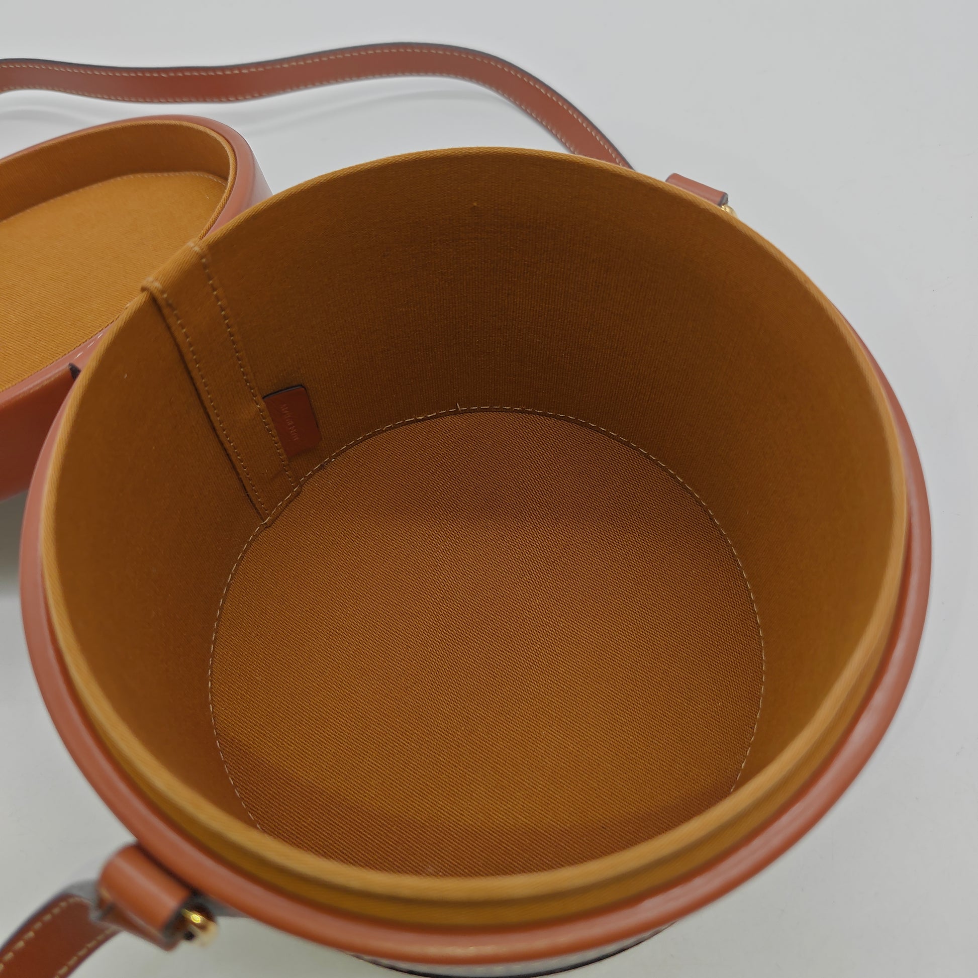 Tambour Bag Triomphe Coated Canvas Medium Twins