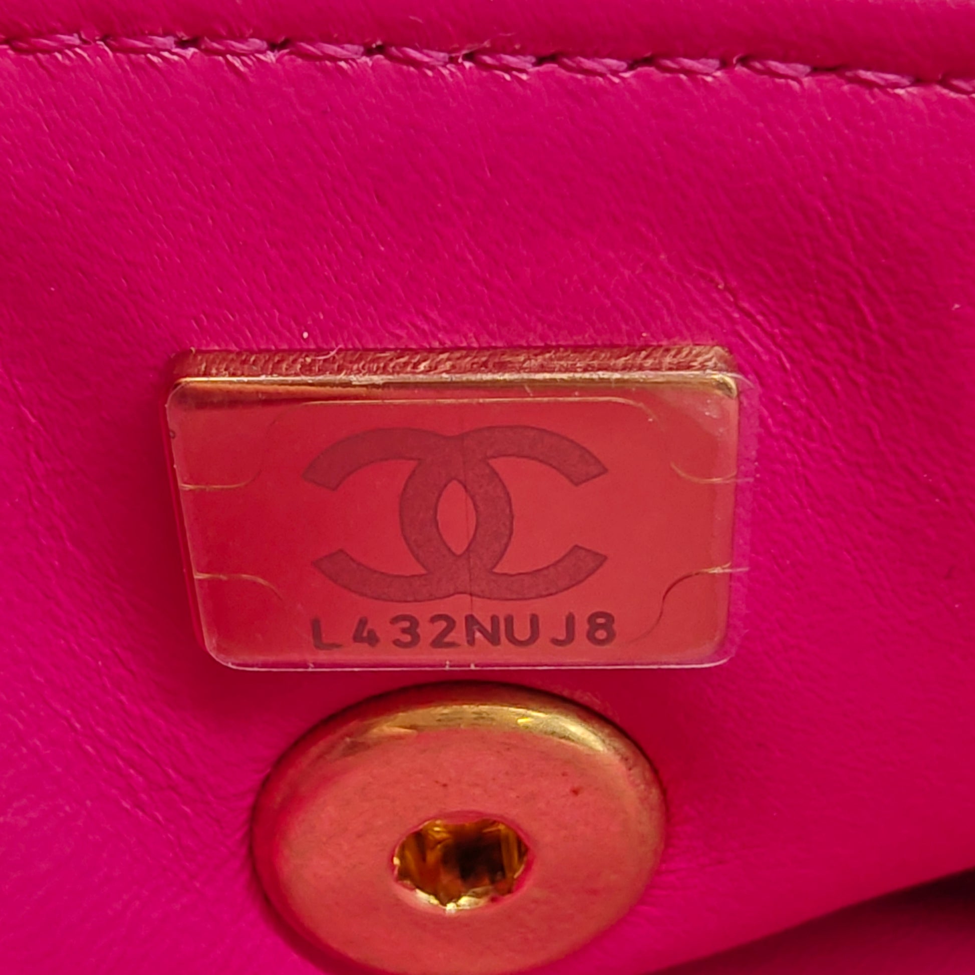 CC Bijoux Chain Flap Quilted Tweed Mini twins