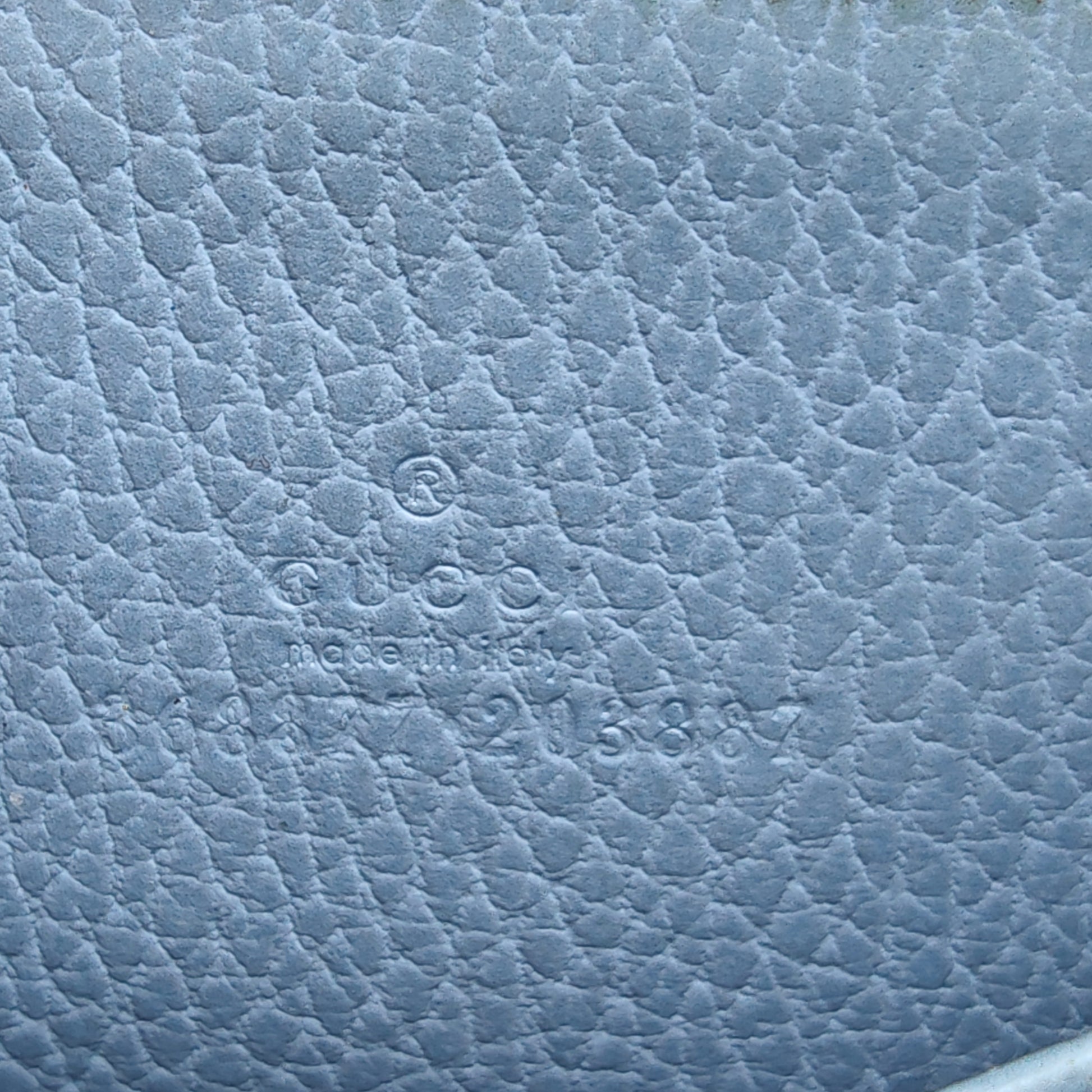 Gucci blue wallet twins