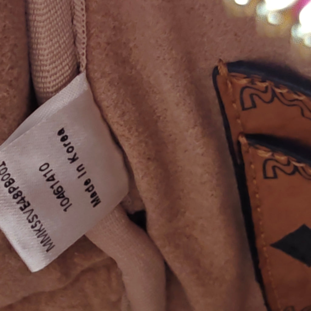 Printed Logo Coated Canvas Backpack Twins