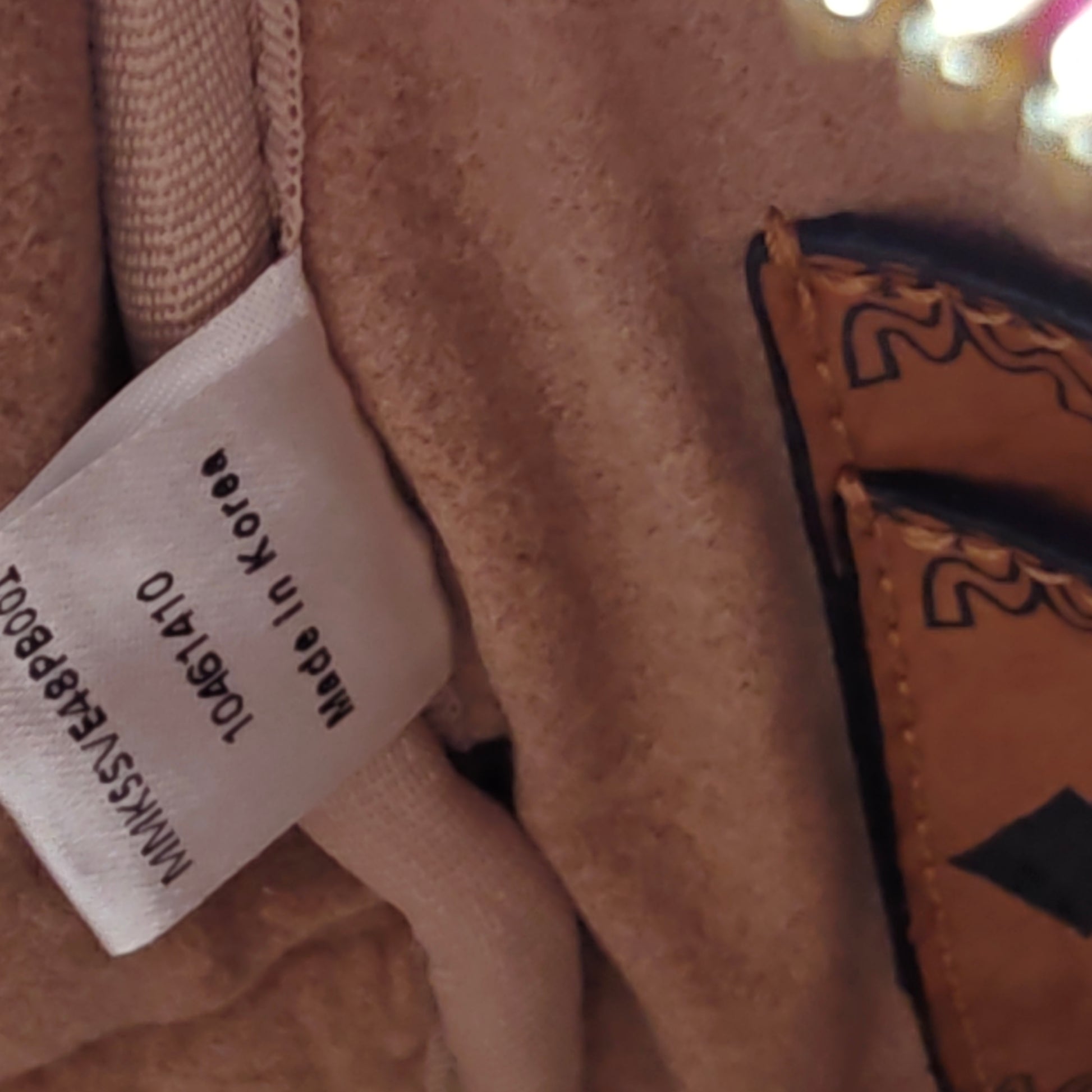 Printed Logo Coated Canvas Backpack Twins