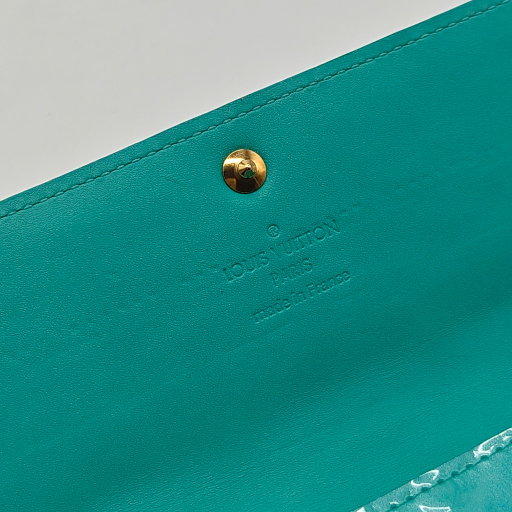 Lagon Monogram Vernis Sarah Wallet twins