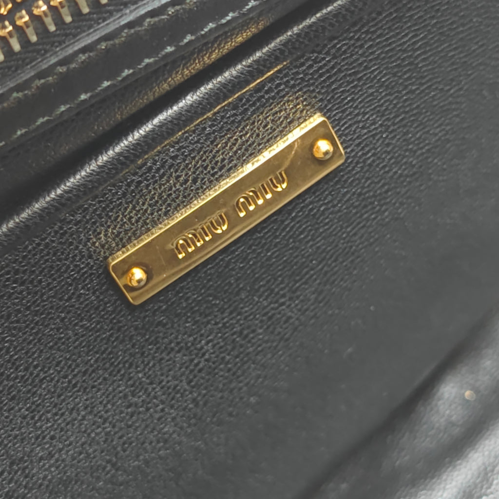 Biker Convertible Tote Grommet Embellished Leather Small Twins