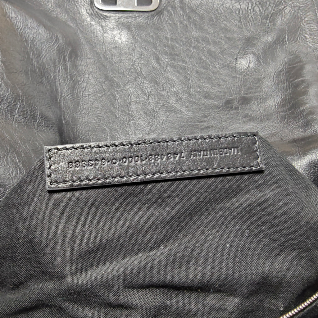 Black - medium BB Soft Flap shoulder bag twins